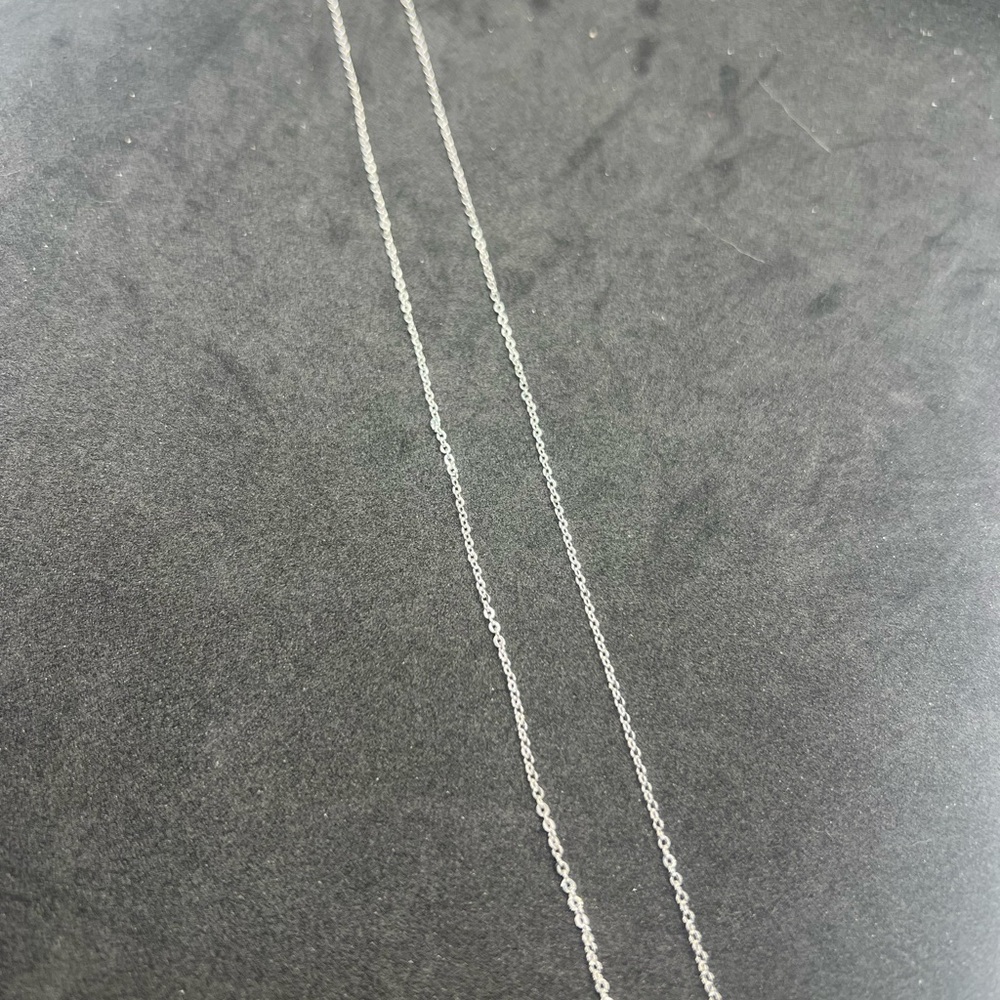 Minimalist Silver Necklace with Dainty Chain and Interesting Clasp
